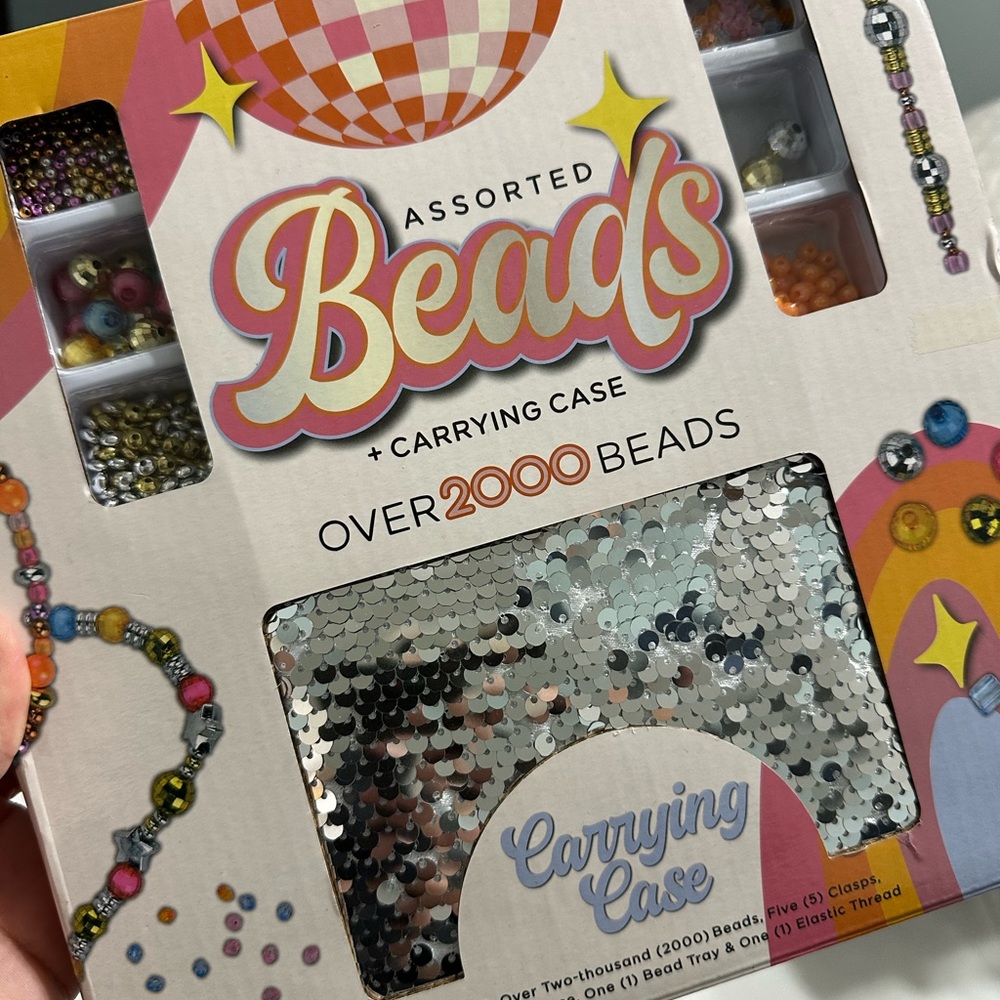 Assorted Beads with Carrying Case